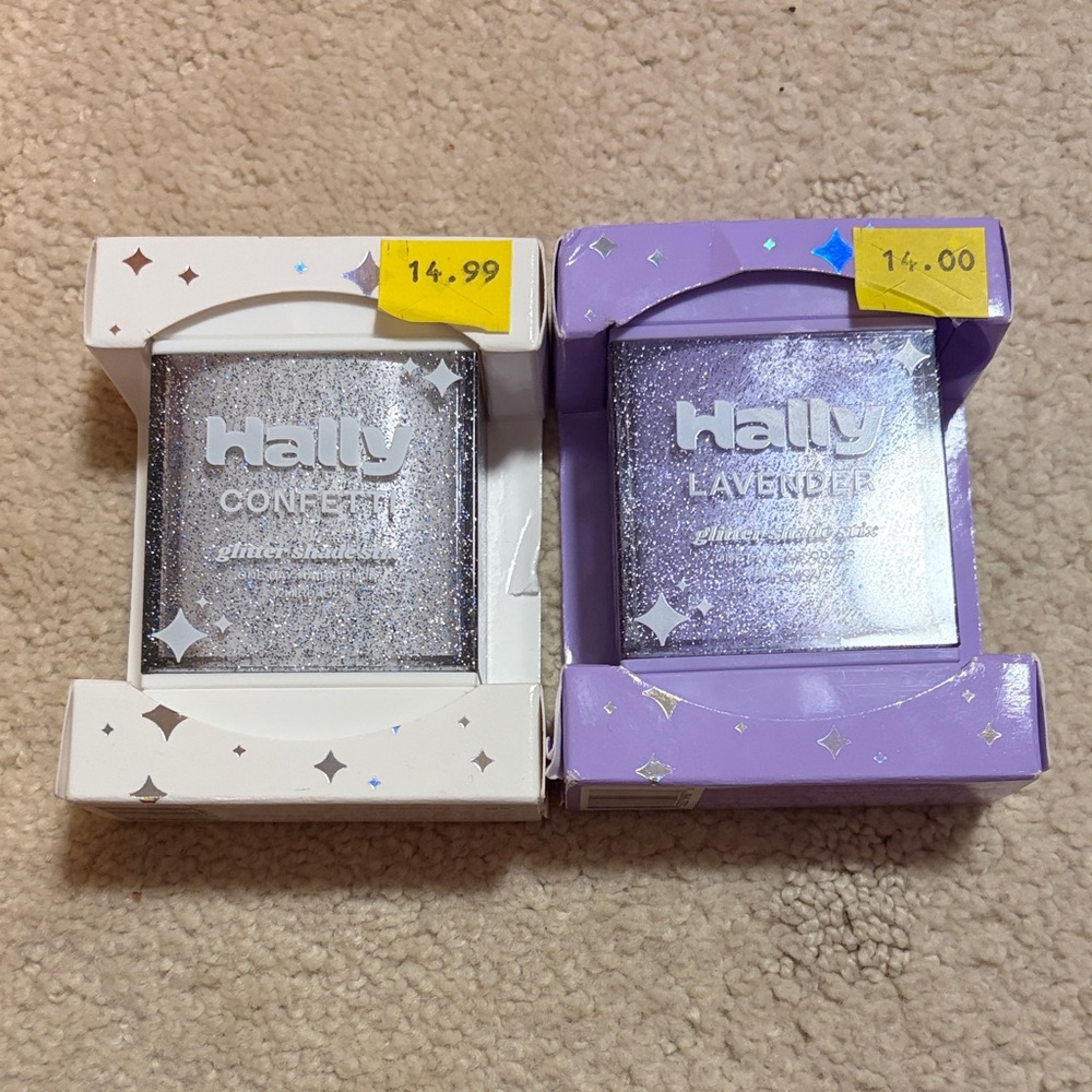 Hally Glitter Hair Shade Stix Set Temporary Color Mess Free Washes Out